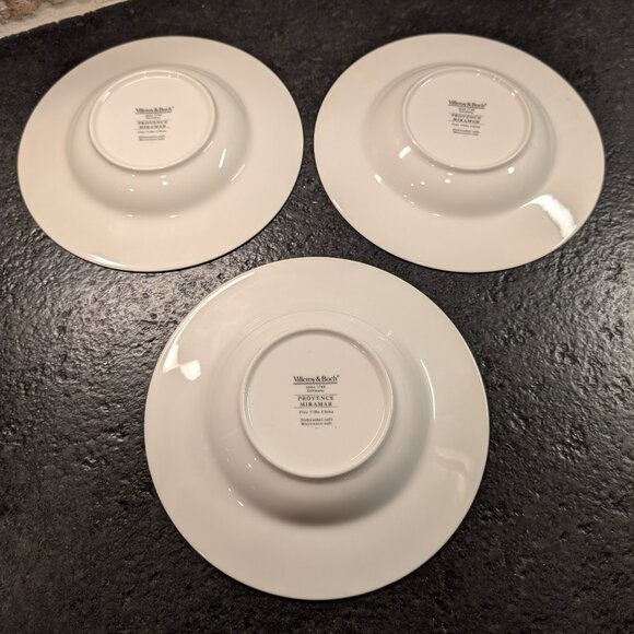 Set Of 3 Villeroy & Boch Provence Miramar Pasta Soup Bowls 9 5/8" - Picture 2 of 8